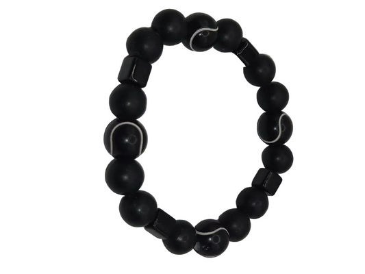 Obsidian Script Bracelet