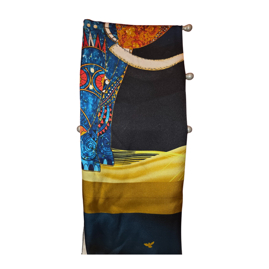 Sunstride Tapestry Silk Hair Scarf